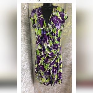 Joseph Ribkoff faux wrap dress